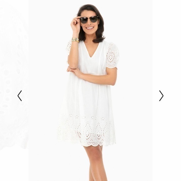 Penelope eyelet dress by Wellmade - Picture 1 of 7